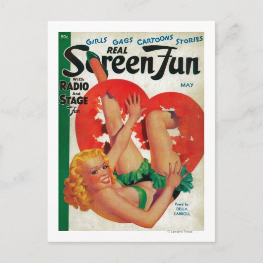 Titelseite des Real Screen Fun Magazine Postkarte (Vorderseite)