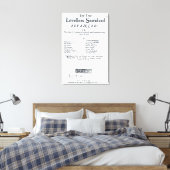 Titelseite des Standards der wahren Levelers Leinwanddruck (Insitu (Schlafzimmer))