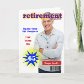 Titelseite des Zeitschrift Retirement Magazine Karte (Vorderseite)