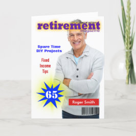 Titelseite des Zeitschrift Retirement Magazine Karte