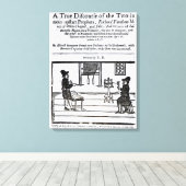 Titelseite "Ein wahrer Diskurs der beiden �" Leinwanddruck (Insitu (Holzboden))