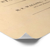 Titelseite eines topographischen Atlas Poster (Ecke)