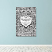 Titelseite für die englische Übersetzung Leinwanddruck (Insitu (Holzboden))