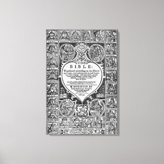 Titelseite für die englische Übersetzung Leinwanddruck (Vorderseite)