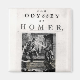 Titelseite für "The Odyssey" von Homer Magnet