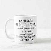 Titelseite La Clemenza di Tito Libretto Kaffeetasse (Links)