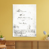 Titelseite "La Damnation de Faust" Leinwanddruck (Insitu (Wohnzimmer))