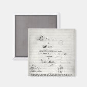 Titelseite "La Damnation de Faust" Magnet (Vorderseite/Rückseite)