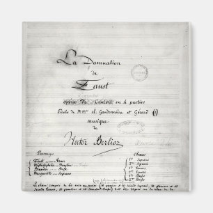 Titelseite "La Damnation de Faust" Magnet