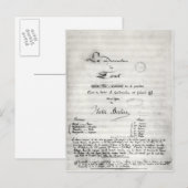 Titelseite "La Damnation de Faust" Postkarte (Vorne/Hinten)