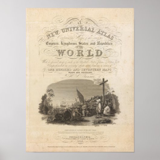 Titelseite Neuer Universeller Atlas Poster (Vorne)
