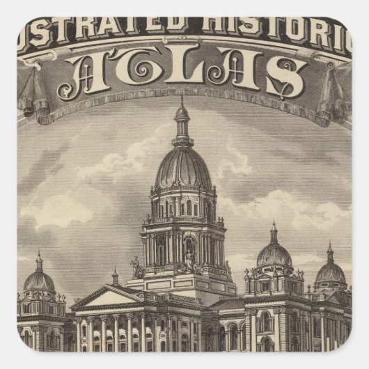 Titelseite Quadratischer Aufkleber (Vorderseite)