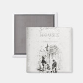 Titelseite von "Bleak House" Magnet (Vorderseite/Rückseite)