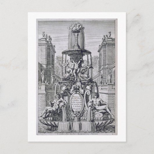 Titelseite von "Brunnen und Wasserjets in der Ita Postkarte (Vorderseite)