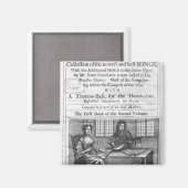 Titelseite von "Deliciae Musicae" Magnet (Vorderseite/Rückseite)