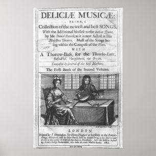 Titelseite von "Deliciae Musicae" Poster