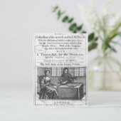 Titelseite von "Deliciae Musicae" Postkarte (Stehend Vorderseite)