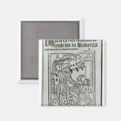 Titelseite von "La Terrible et Merveille �" Magnet (Vorderseite/Rückseite)