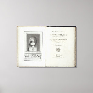 Titelseite von "Le Fabbriche e i Disegni di Andrea Leinwanddruck