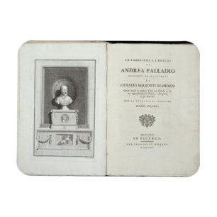 Titelseite von "Le Fabbriche e i Disegni di Andrea Magnet