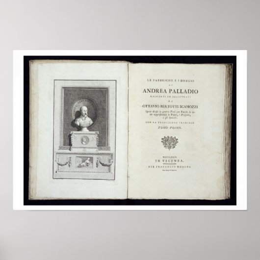 Titelseite von "Le Fabbriche e i Disegni di Andrea Poster (Vorne)