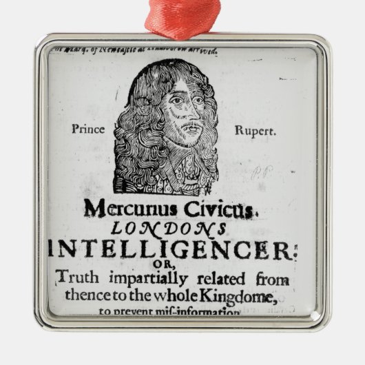 Titelseite von 'Mercurius Civicus Ornament Aus Metall (Vorne)