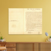 Titelseite von Mexiko-Atlas 1874 Leinwanddruck (Insitu (Wohnzimmer))