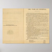 Titelseite von Mexiko-Atlas 1874 Poster (Vorne)