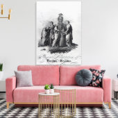 Titelseite von Muzio Clementis Adaption Leinwanddruck (Insitu (Wohnzimmer))