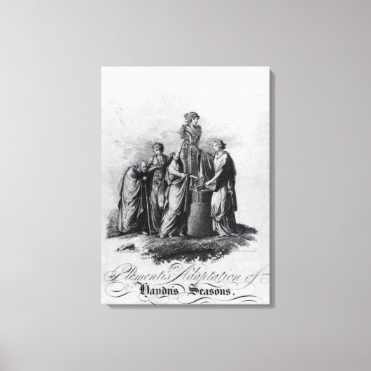 Titelseite von Muzio Clementis Adaption Leinwanddruck (Vorderseite)