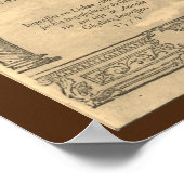 Titelseite von Os Lusíadas - 1572 Poster (Ecke)