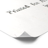 Titelseite von "Philosophischen Essays Poster (Ecke)