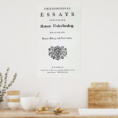 Titelseite von "Philosophischen Essays Poster (Küche)