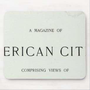 Titelseite von San Francisco Kalifornien Mousepad