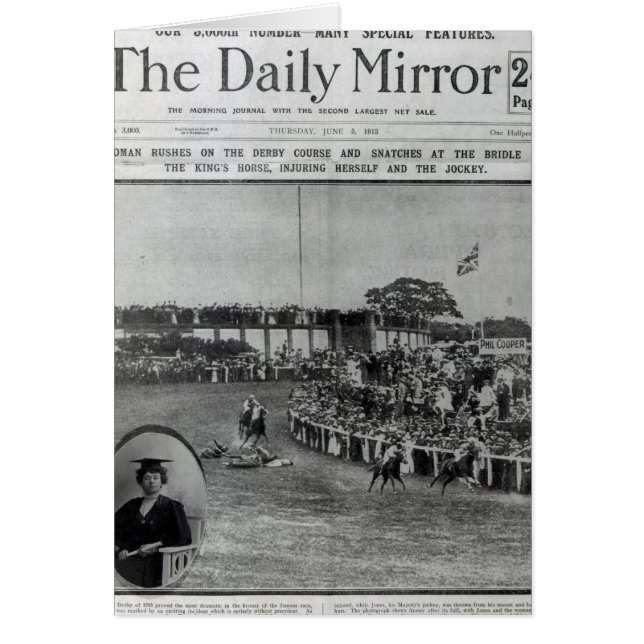 Titelseite von "The Daily Mirror" (Vorne)