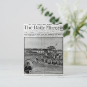 Titelseite von "The Daily Mirror" Postkarte (Stehend Vorderseite)