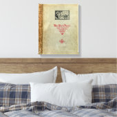Titelseite von "The Happy Prince and other Tales" Leinwanddruck (Insitu (Schlafzimmer))