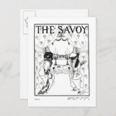 Titelseite von "The Savoy" Nr. 1 und 2, 1896 (bele Postkarte (Vorne/Hinten)