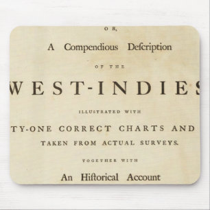Titelseite West India Atlas Mousepad
