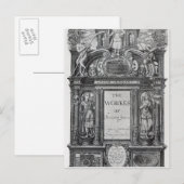 Titelseite zu "The Works of Benjamin Jonson" Postkarte (Vorne/Hinten)
