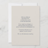 Titelseiten-Art-Bar Mitzvah Einladung (Rückseite)