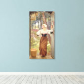 Tithe in Art (w/c auf Papier) Leinwanddruck (Insitu (Holzboden))