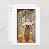 Tithe in Art (w/c auf Papier) Postkarte (Vorne/Hinten)