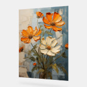 Tithonia - Impasto Floral Acrylschild (Winkel)