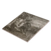 Tithonus, der Ehemann der Aurora, machte zu ein Fliese (Seite)