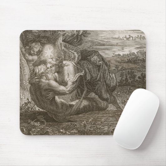 Tithonus, der Ehemann der Aurora, machte zu ein Mousepad (Mit Mouse)