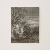 Tithonus, der Ehemann der Aurora, machte zu ein Puzzle (Vertikal)