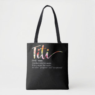 Titi definiert das beste Tante-Geschenk für Oma Tasche