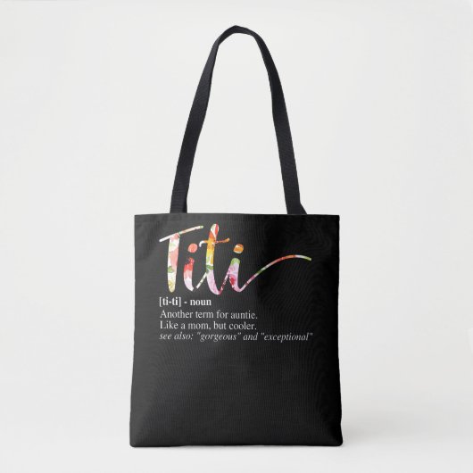 Titi definiert das beste Tante-Geschenk für Oma Tasche (Vorderseite)