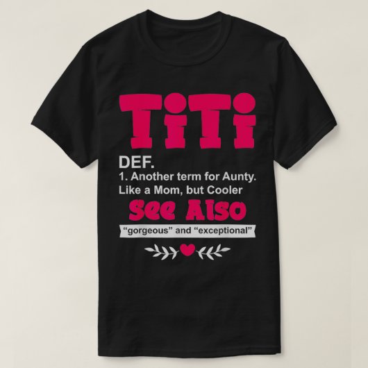 Titi Definition T-Shirt (Design vorne)